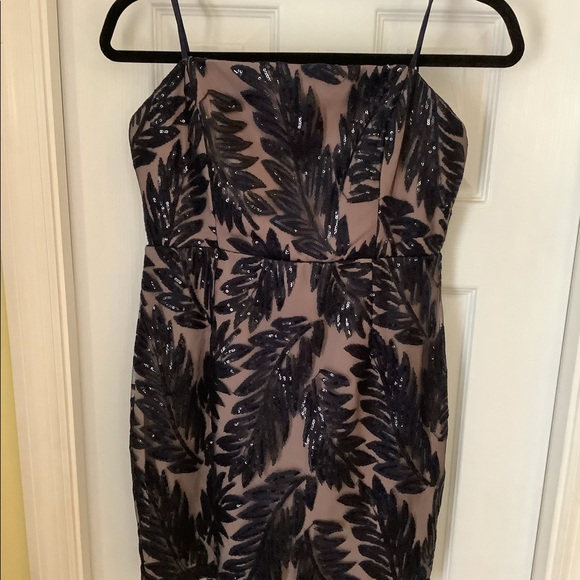 Black Sequin Mini Dress - Picture 2 of 3